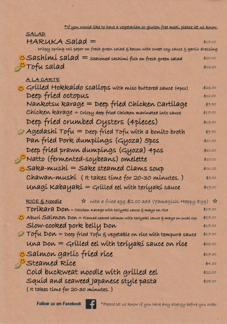 Menu Haruka Japanese Cuisine-2