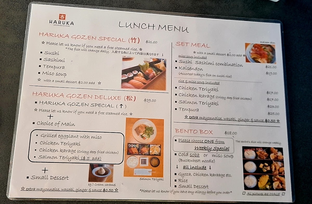 Menu Haruka Japanese Cuisine-7
